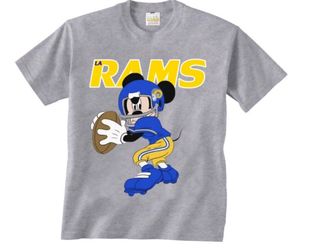 L.A Rams Mickey Mouse Toddler Tee 4T
