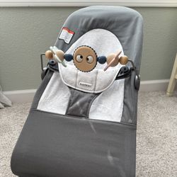 Baby Bjorn Bouncer and Toy Bar - EUC