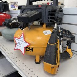 Bostitch Air compressor and nailer 