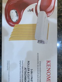 BRAND NEW Kenome 3 In 1 Pasta Roller & Cutter Attachment