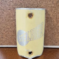 Vintage Stelber Bicycle Head Badge