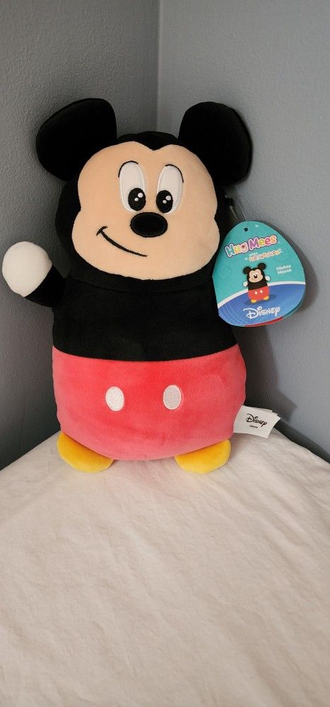 10" Hug Mee Mickey Mouse SQUISHMALLOW. NWT