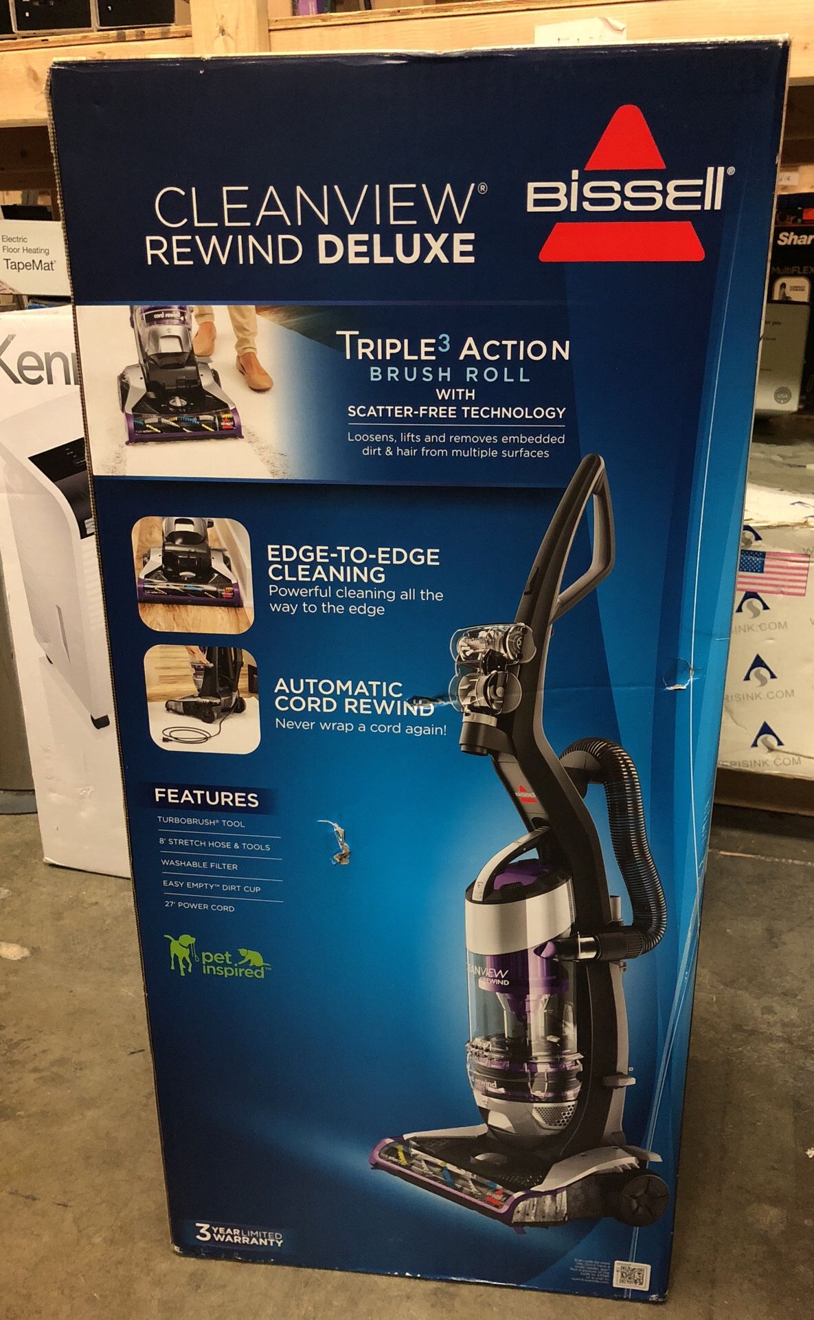 Bissell Cleanview Rewind Deluxe vacuum