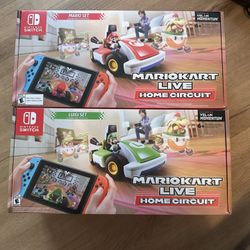 Nintendo Switch Mario Kart Live Home Circuit Mario And Luigi Set