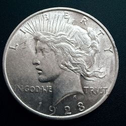 1923 Peace Dollar BU