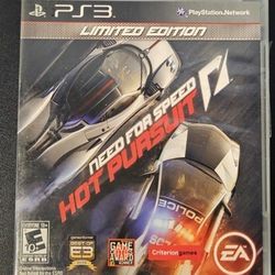 PS3 Video Game- Need For Speed- Hot Pursuit- Limited Edition