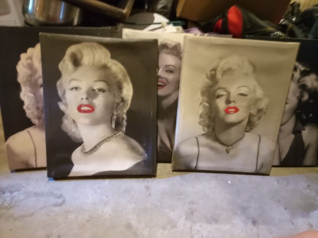 Marilyn Monroe Canvas Portrait Art Home Decor