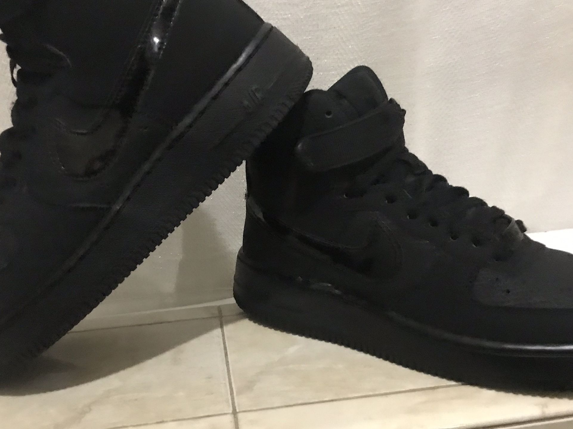 Nike Air Force 1 High GS Black 653998-001 Size 6Y