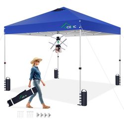 Blue 10x10 Pop Up Canopy Tent