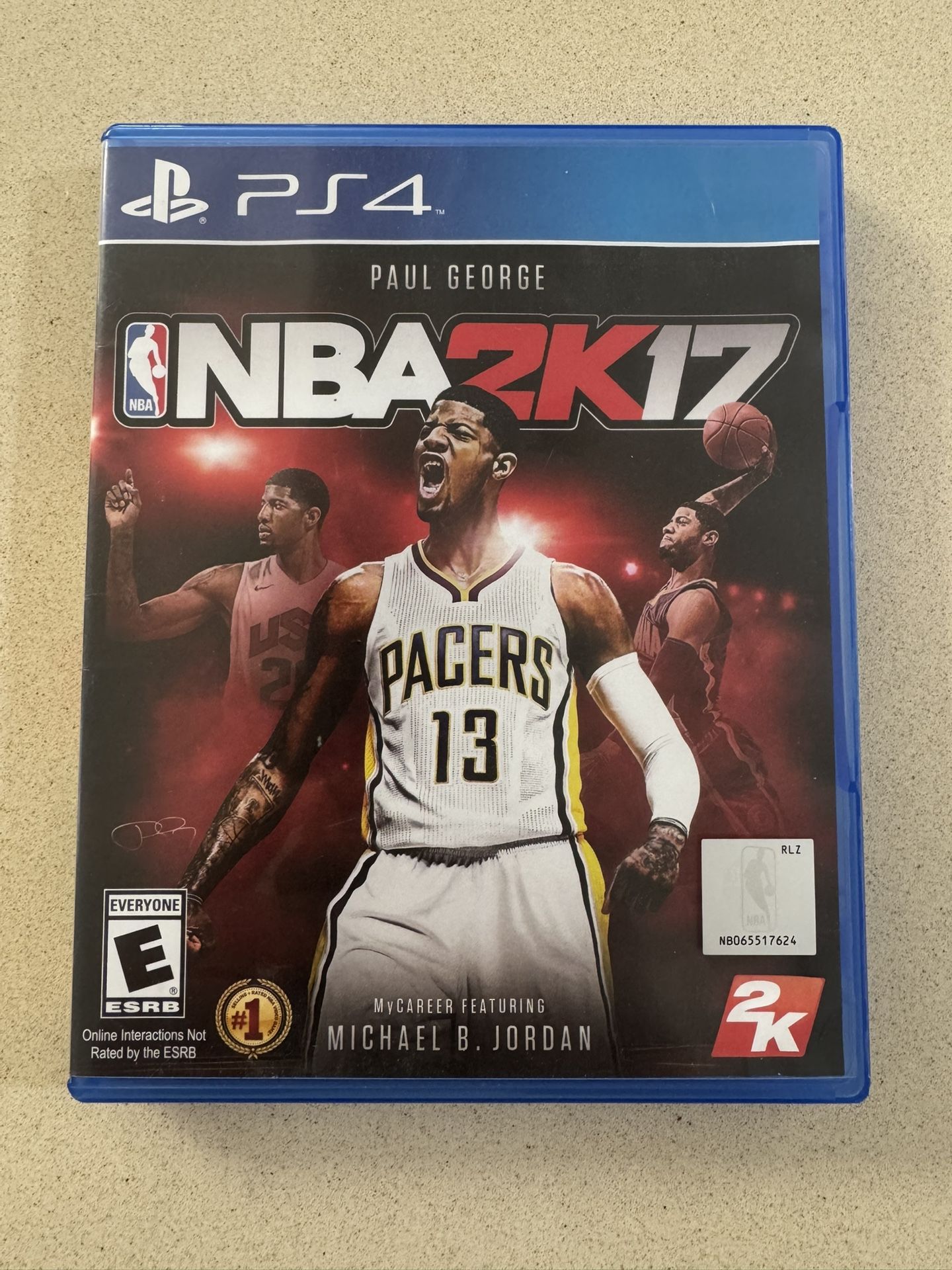NBA 2K17 (PS4) - Complete w/ Case & Manual ๐ Paul George Cover ๐ฅ