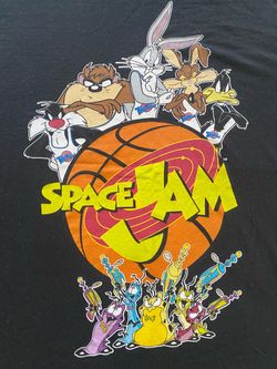 Vintage Space Jam Graphic T-Shirt Size L