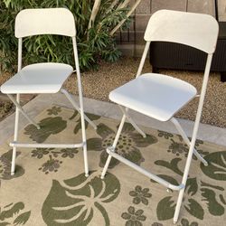 Patio chairs and shelf