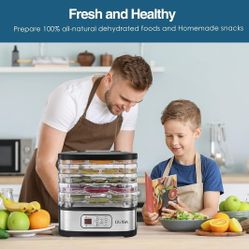 Dehydrator Machine Adjustable Temperature & 72H Timer