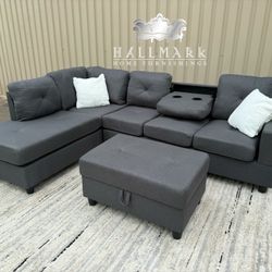 NEW Sectionals With Ottomans