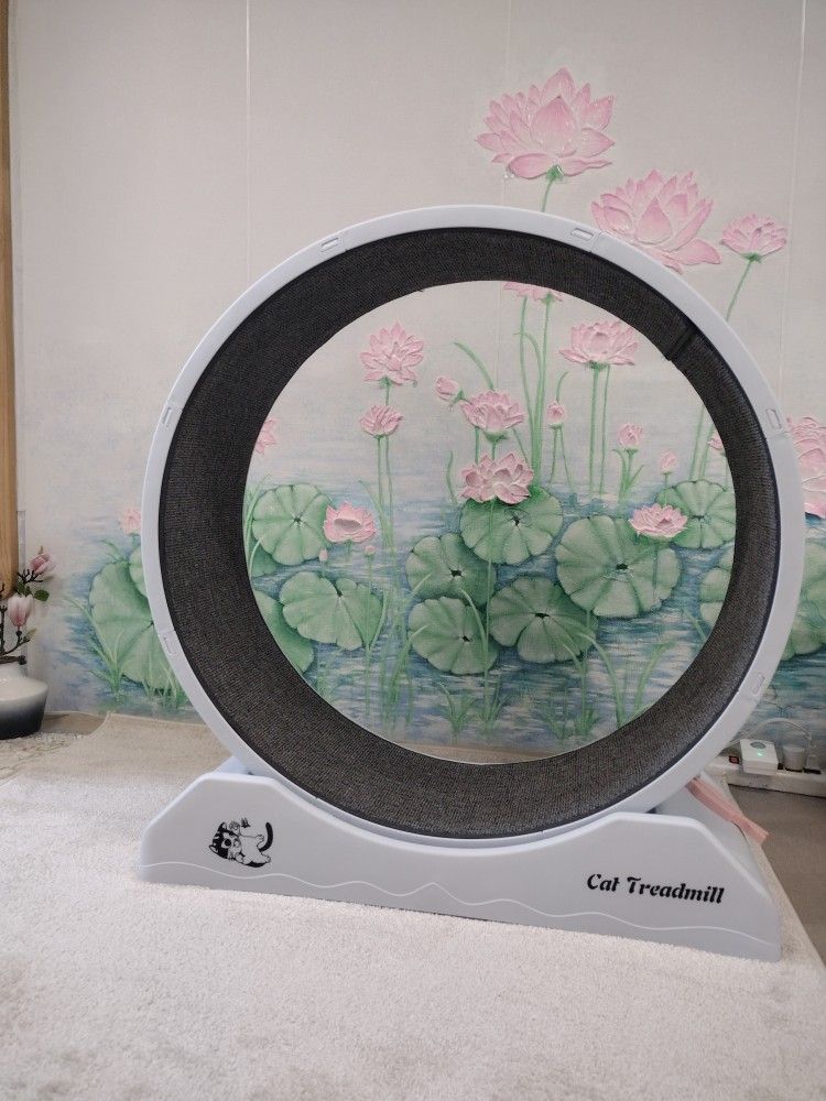 Silent Quiet Wide Cat Exercise Wheel For Even Large Cats Or Small To Medium Dogs