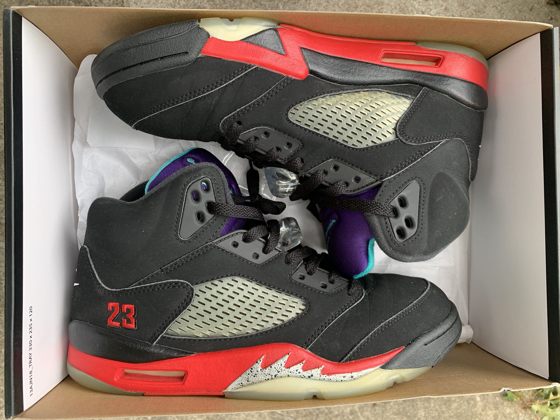 jordan 5 top 3 size 7