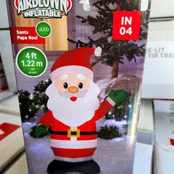 New!! Inflatable Christmas Lawn Ornament  - Santa