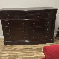 Solid Wood Rooms To Go Dresser And ONE Nightstand 
