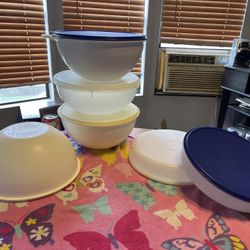 Tupperware large 12” bowls. $8-12 each. Rochester wa