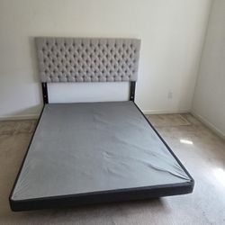 Queen Bed Frame & Box Spring