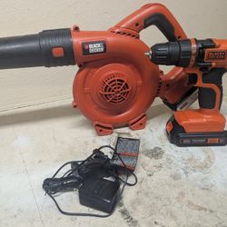 Black And Decker Drill And Blower
