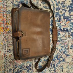 Leather Men Satchel 