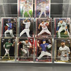 Topps Chrome 2025 Rookie Card Lot 9 Cards Clarke, Keaschall, Horton, Avans