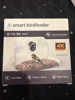 Bird feeder with AI camera!