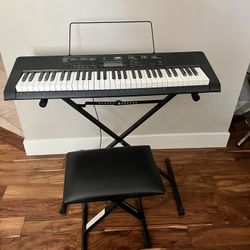 Casio CTK-2400 Keyboard with Stand And Bench