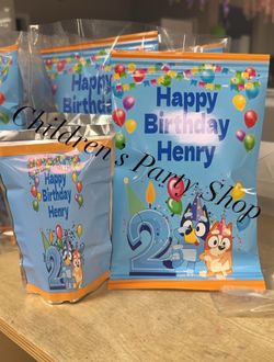 Bluey  Chip Bags  