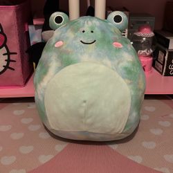 Frog Green Tie-dye Squishmallow
