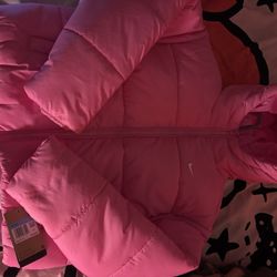 Pink Nike Puffer Jacket 