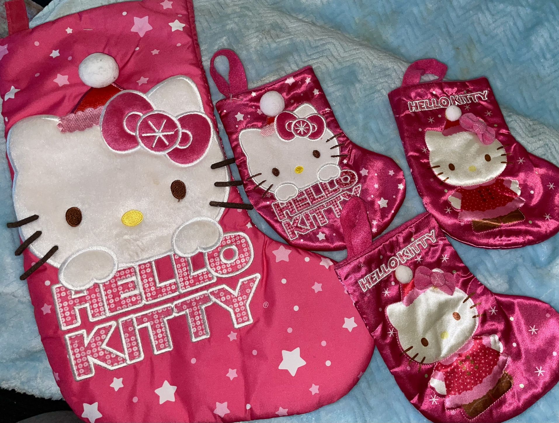 Rare hello kitty christmas stockings bundle