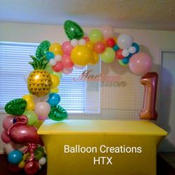 Tropical Theme Balloon Garland