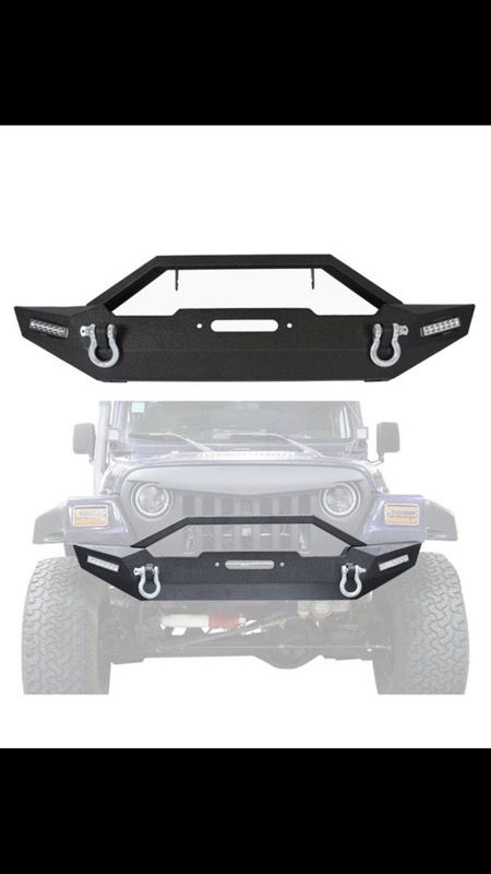 1987-2006 Jeep Wrangler YJ & jeep TJ front bumper