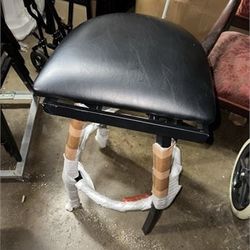 NEW Ladder Back Counter Stool Black