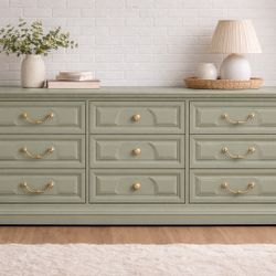 Vintage French Country 9 Drawer Dresser