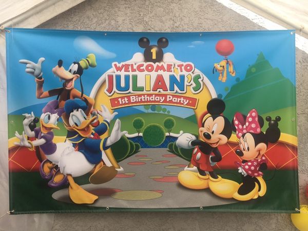 Mickey Mouse Clubhouse Party Banner For Sale In Norwalk Ca Offerup