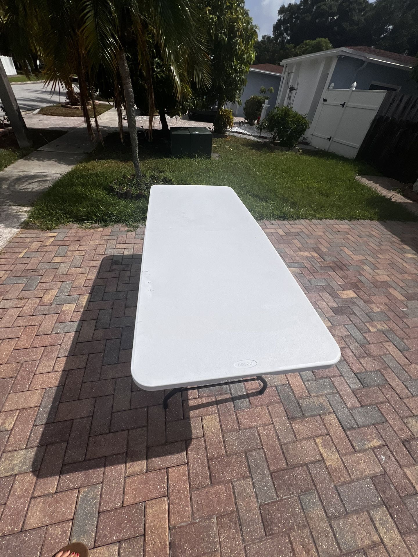 Plastic Table Folded
