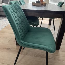 Dining Table Set 4 Chair  Solid Wood 