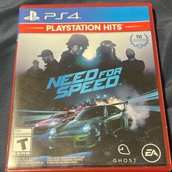 Need For Speed PS4