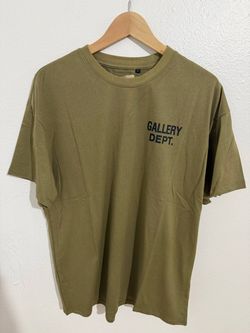 GALLERY DEPT. BLACK & OLIVE GREEN T-SHIRT NEW COLLECTION