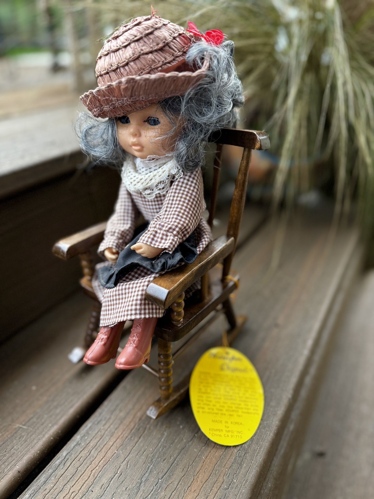Original Kemper Doll on the Rocking Chair 