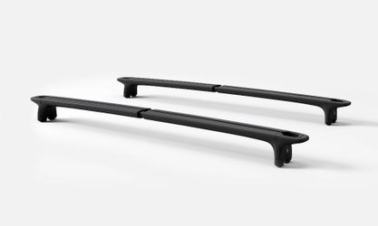 Brand New RIVIAN Cargo Crossbars – Compatible with R1T/R1S in color Dark/Black and Bright/Silver