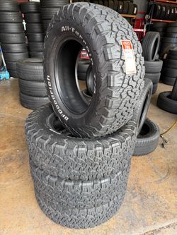 LT 265/70R17 BFGoodrich All-Terrain T/A full tires set