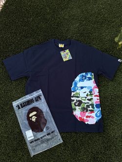 BAPE T-shirt ‘mixed camo big head’