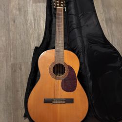 Guitar + Case + Nylon Strings