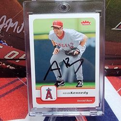 Adam Kennedy Angels Autographs Baseball Card