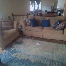 TWO COUCH SETS BOTH OF THEM NEEDS TO BE CLEANED