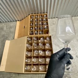 FOR SALE: New Wine Glass Set  2x (20 Piece Set)